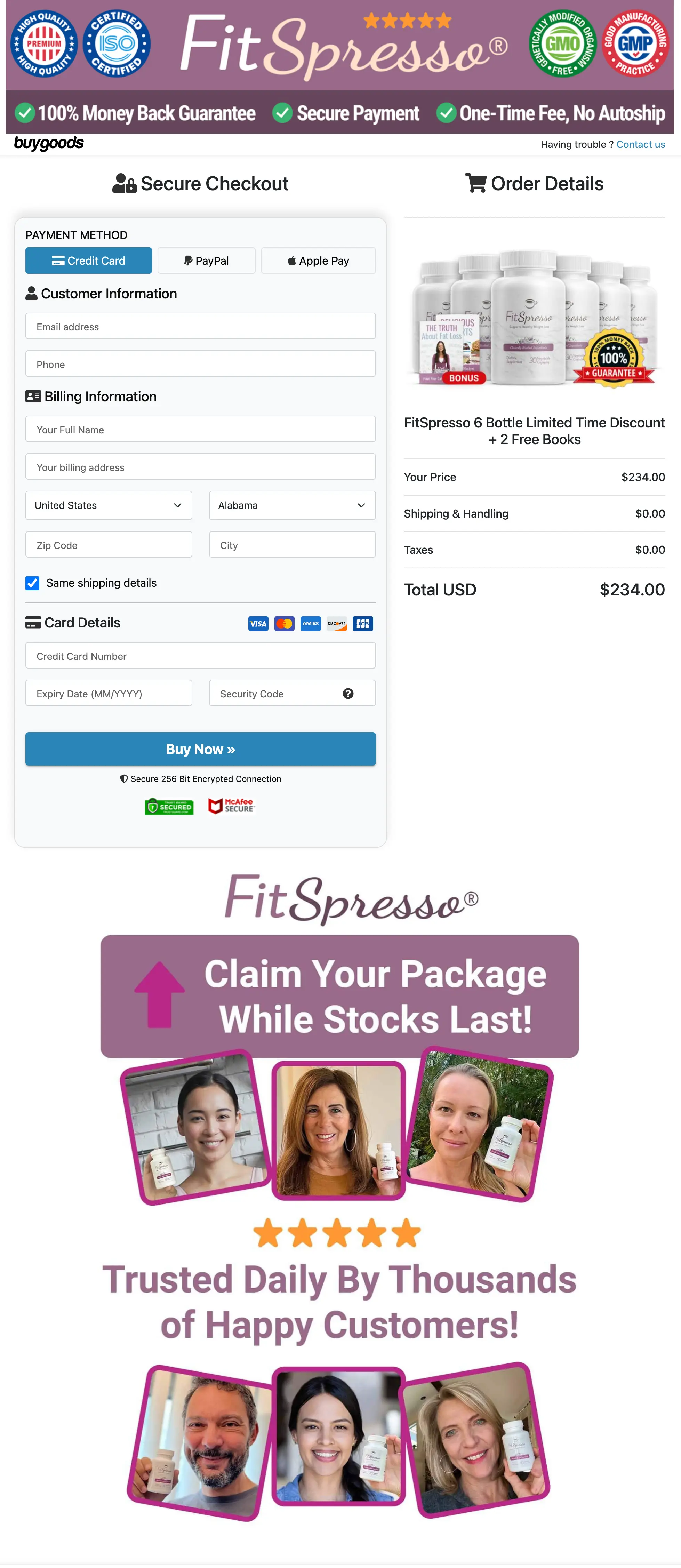 Fitspresso add to cart